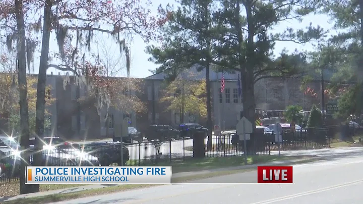 Fire at Summerville High School under investigation