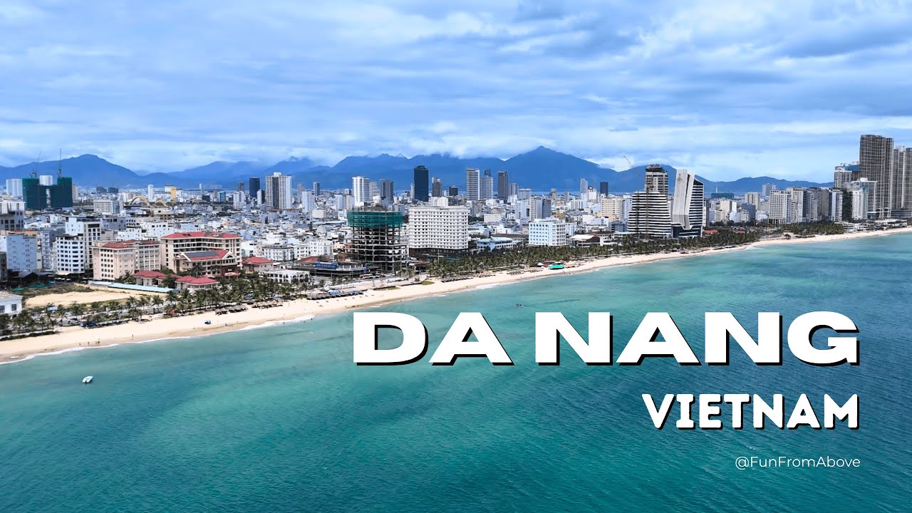 Đà Nẵng From Above: Mỹ Khê Beach, Marble Mountains & Lady Buddha | 4K Drone