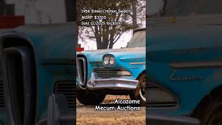1958 Edsel ❤️😎🇺🇸 #shorts #edsel #mecumauctions #classiccars #vintagecars #oldschool #oldclassic