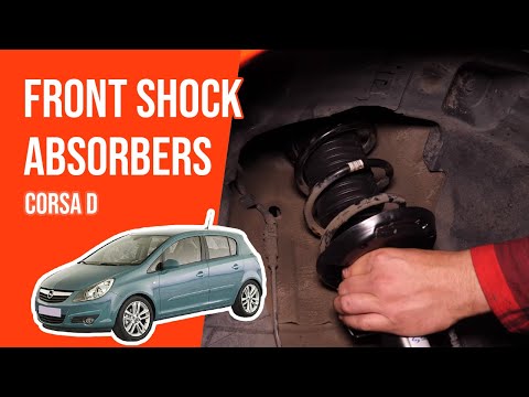 How to replace the front shock absorbers Corsa D (1/3) ➿