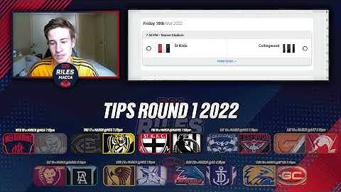 Round 1 AFL Tips 2022