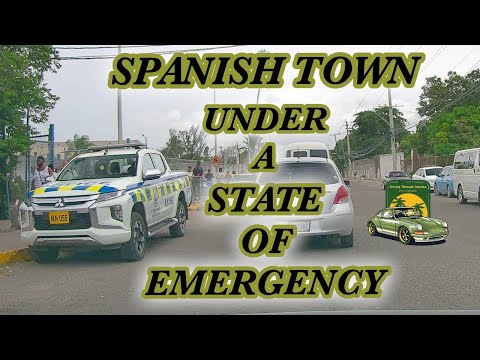 I Drove Through Spanish Town during the State of Emergency | Driving In Jamaica in 2022