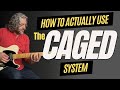 How to actually use the caged system caged telecaster