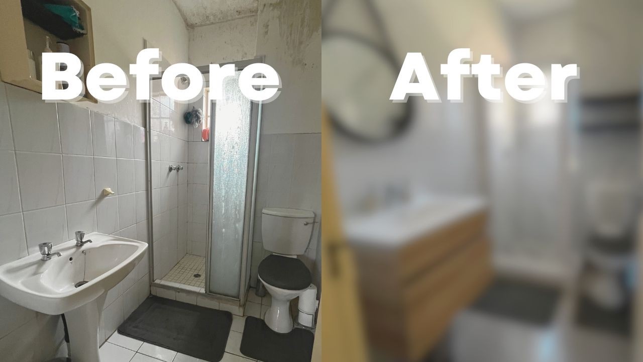 2 Bathroom Renovations on a Budget | Full Makeover UNDER R60 000!