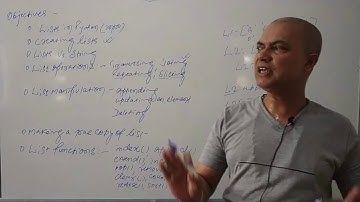 Lists in Python by:Pankaj Kumar Mishra