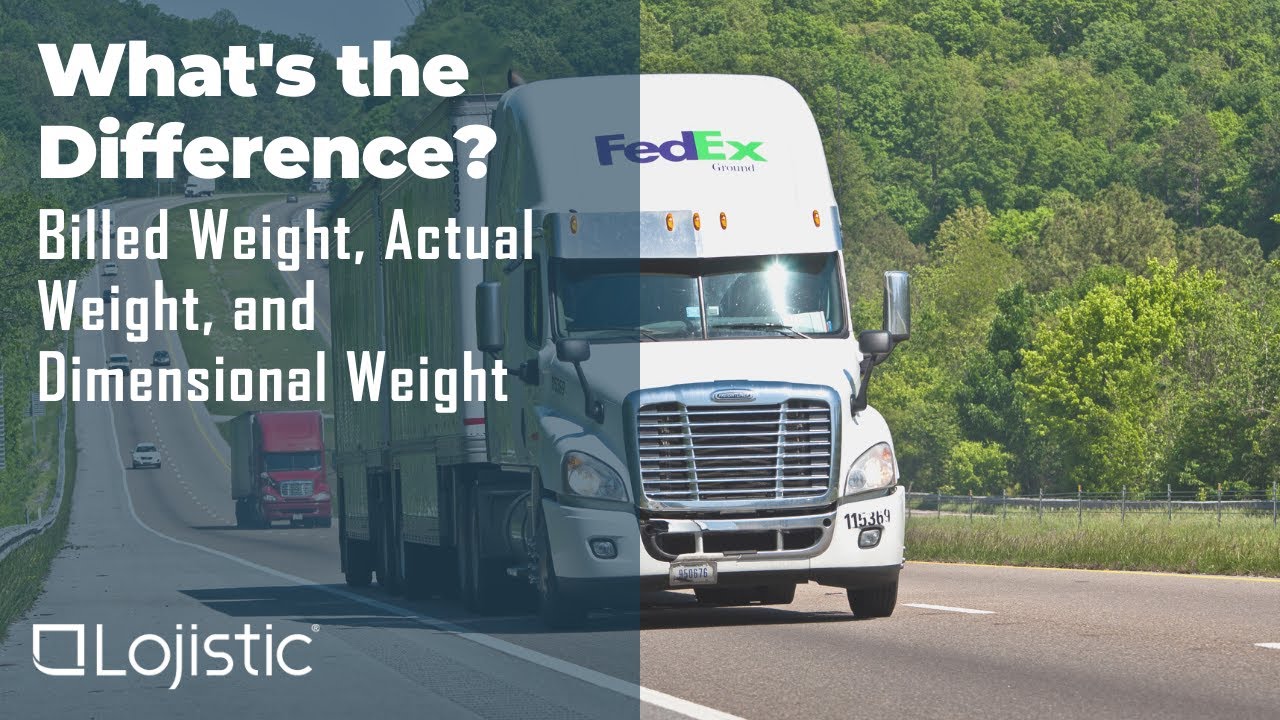 Billed Weight, Actual Weight, and Dimensional Weight: What's the Difference?