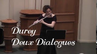 Durey, Deux Dialogues - Marjolein de Wit , flute.