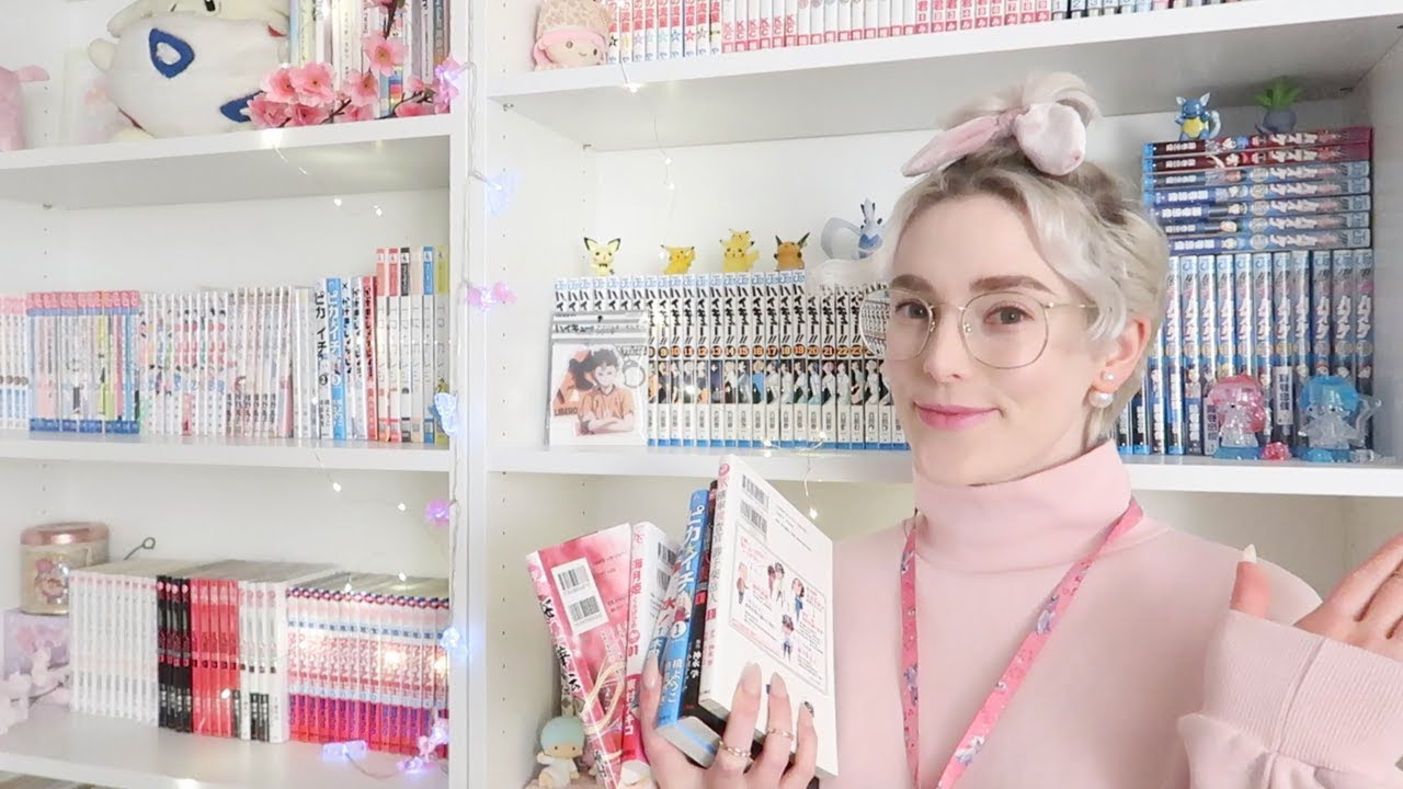 ASMR Manga Library Roleplay | Cute Librarian Soft Speaking In Japanese & English, Tapping Books ASMR