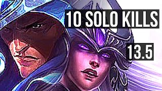 TALON vs SYNDRA (MID) | 10 solo kills, 2.9M mastery, 2000+ games, Dominating | KR Grandmaster | 13.5