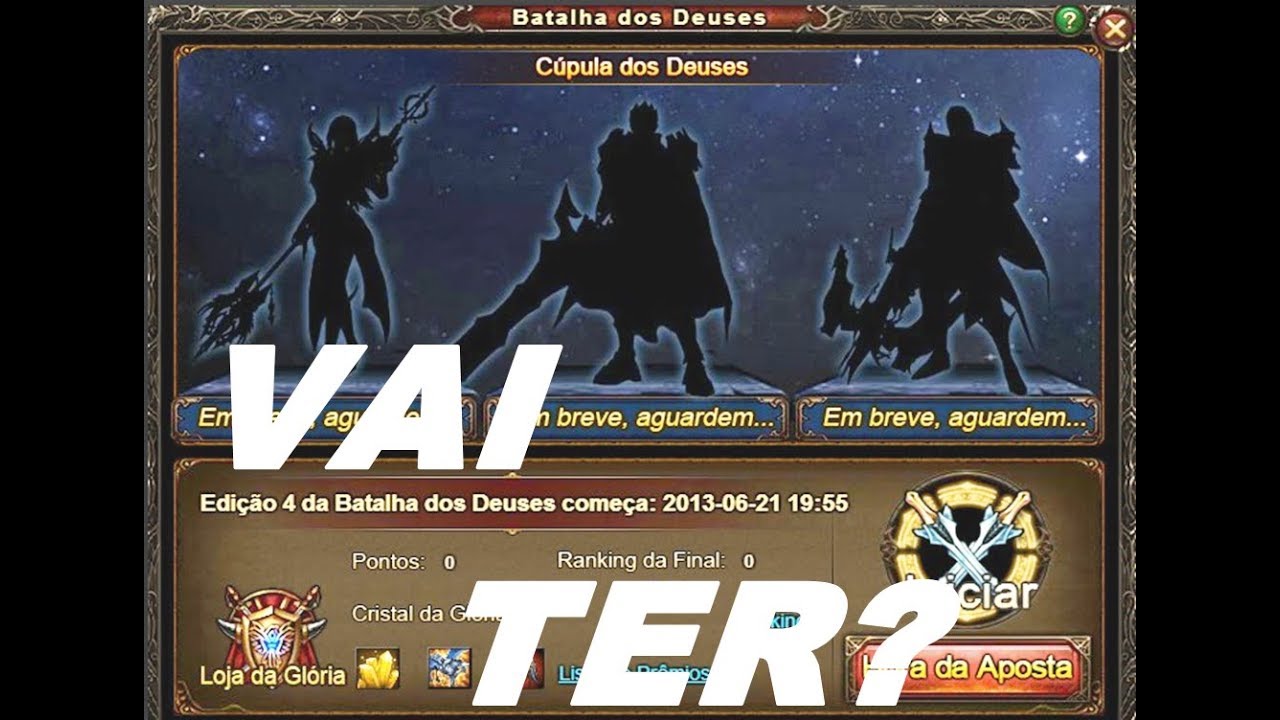 Legend ONline ANTIGO BATALHA DOS DEUSES VAI TER ?