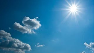 Mostly sunny and dry