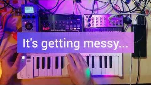 Volca Keys and Beats jam with the Keystep and Zoom MS-70CDR