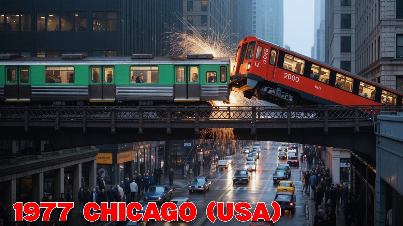 Chicago (USA) Loop Train Wreck 47 Years Later