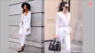 White Denim Outfits 2018 Spring Summer Fashion Trends