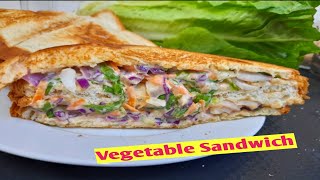 வெஜிடபிள் சாண்ட்விச்/easy vegetable sandwich recipe/veg mayo sandwich/tiffen recipes