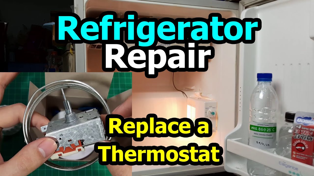 How to: Replace a Thermostat in a Refrigerator or Fridge. - YouTube