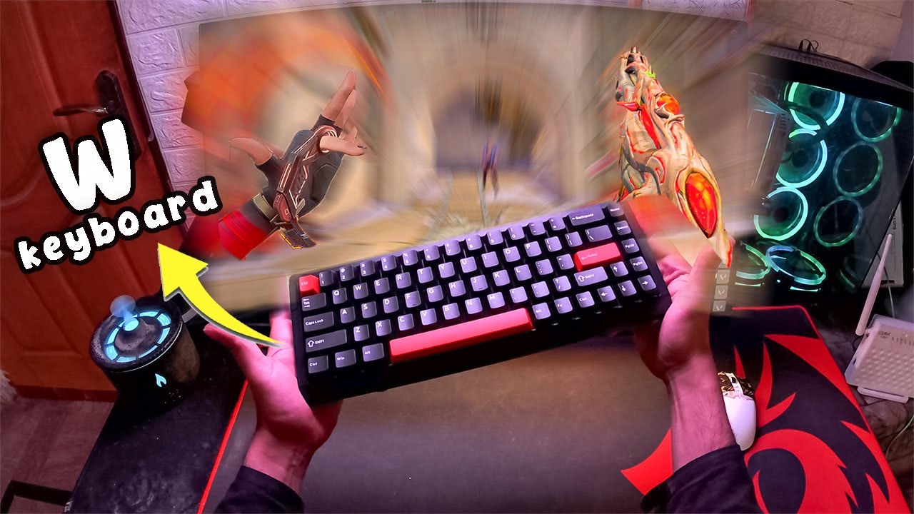 Back to VALORANT POV ASMR with New Keyboard (480hz)