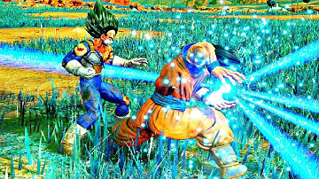 Jump Force - Goku vs Vegeta Gameplay (SSJ & Ultimate)