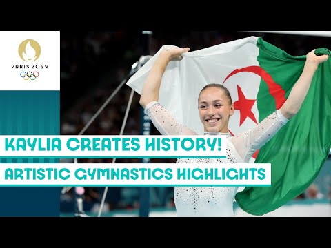 Kaylia Nemour 🇩🇿 creates history in artistic gymnastics | Paris 2024 Highlights
