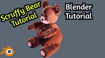 Make a teddy bear. With fur. my toy bear blender tutorial.