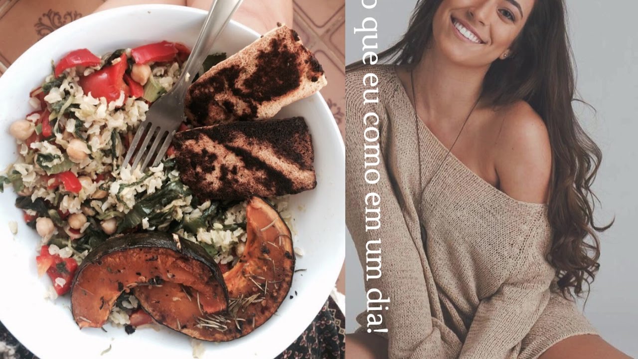 O que eu como em um dia 🌿 vegano, saudável & fácil!
