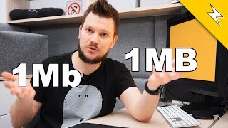 Czym się różnią bity i bajty? Mb czy MB? | Z prądem ⚡️