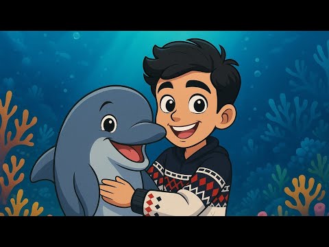 قصه الشاطر حسن يكتشف الدولفين الصديق الجديد