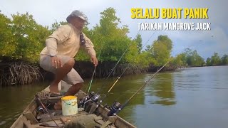 MANCING IKAN MANGROVE JACK DI SPOT INI JANTUNG SELALU BERDEBAR KENCANG. #mancing