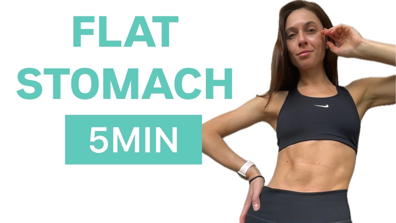 5MIN PILATES FLAT STOMACH in 7 Days | Belly fat Burn | Nina Fit - YouTube