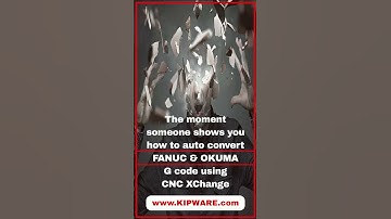 That Moment You See #Fanuc #Okuma #GCode Conversion