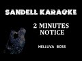 Helluva boss  2 minutes notice karaoke