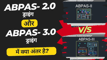 ABPAS-II Drawing VS ABPAS_III Drawing, How To Make Abpas-3 Drawing, Make Building Permission Map