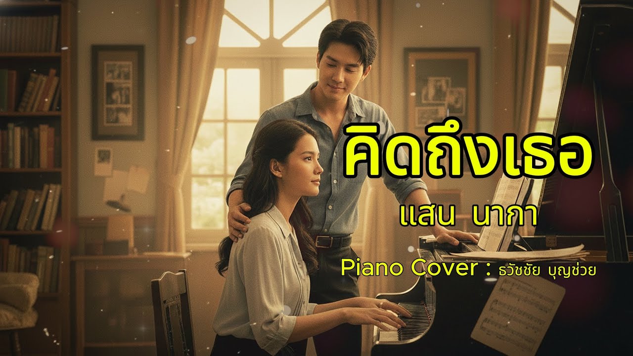 คิดถึงเธอ แสน นากา  เปียโนเพราะๆ - เปียโนบรรเลง - Piano Cover by  ธวัชชัย บุญช่วย Tawatchai Bunchuay