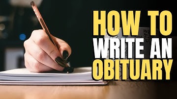 How to Write an Obituary that is Meaningful, Respectful and Heartfelt