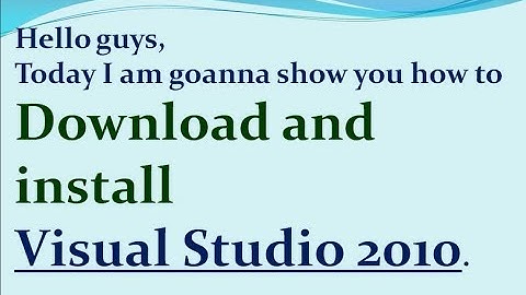 c# Tutorial 1. How to Download and Install Visual Studio 2010 Professional. Link in Description