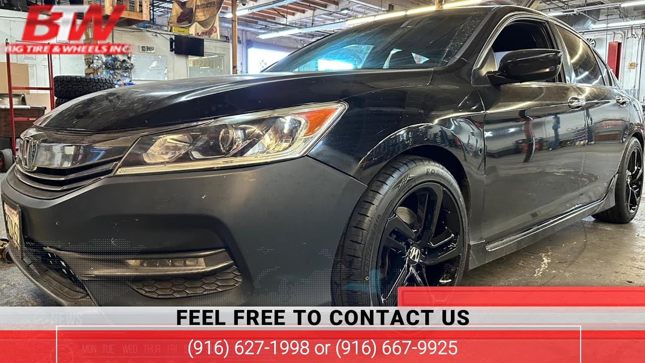 2017 Honda Accord At Big Tires And Wheels 
