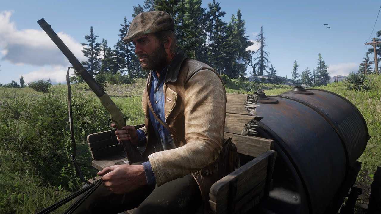 Arthur collects Newsboy Cap Red Dead Redemption 2 YouTube