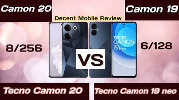 Tecno Camon 20 vs Tecno Camon 19 neo | 8/256 vs 6/128 | Decent Mobile Review|