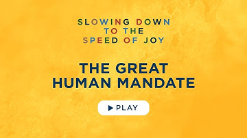 The Great Human Mandate - Best Advent Ever - Matthew Kelly