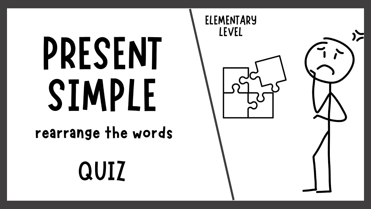 Present Simple Tense Quiz | Rearrange the Sentences | English Grammar Practice