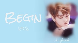 Chords for BTS Jungkook - 'Begin' [Han|Rom|Eng lyrics] [FULL Version]