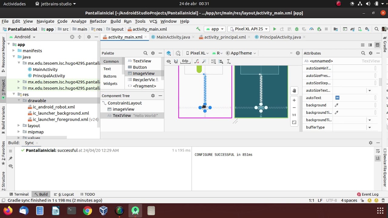 Pantalla de Bienvenida (splash Screen) Android Studio 3.6.1 - YouTube