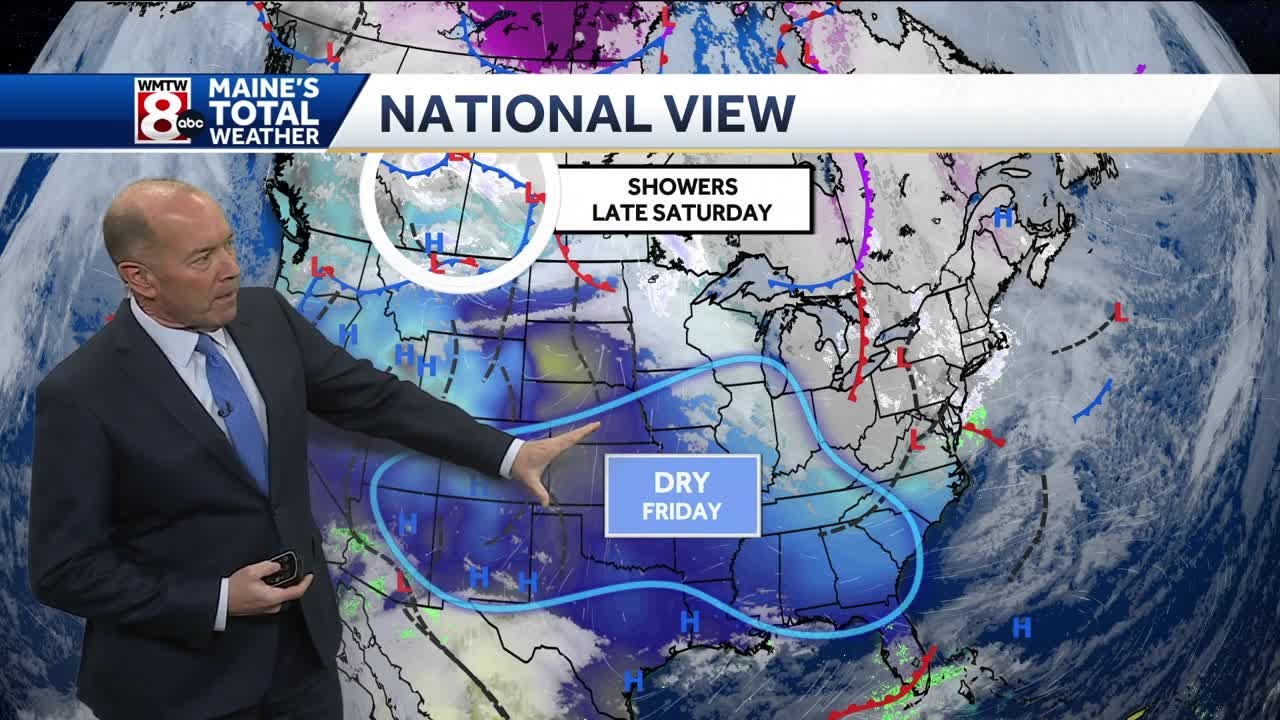Now tracking two possible rounds of rain and snow over the long holiday ...