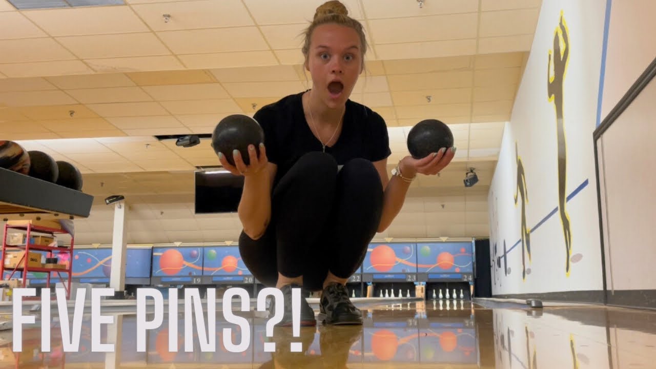 Я попробовал боулинг с пятью кеглями