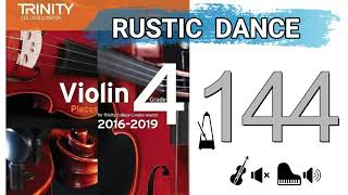 Rustic Dance | Christopher Norton | Piano Accompaniment | TCL Violin Grade 4 Exams | 144