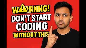 Don’t Start Coding Before Watching This! (Beginner Mistakes You Must Avoid)