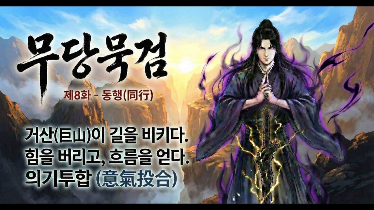 [무당묵검 제8화 - 동행 (同行) 거산(巨山)이 길을 비키다.]