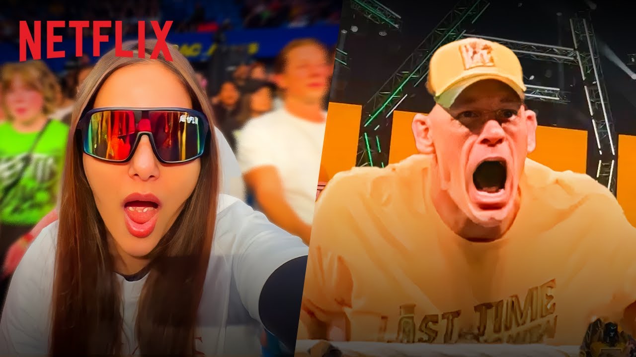 My WWE Childhood Dream Came True: JOHN CENA LIVE 🤯💥 | WWE | @snehanamananddi | Netflix India