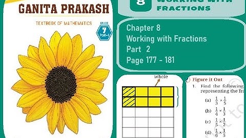 Class 7 Ganita Prakash Chapter 8 Working With Fractions Part 2 Page 177 - 181, Multiplying Fractions