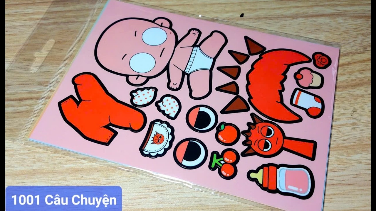 Создаём милые наклейки для малышей Prunki/Сделаем причёску, сшеем носки, нагрудники и бутылочки д...